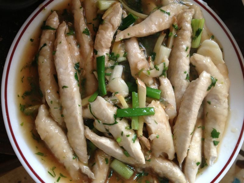 蠔油蔥燒魚柳