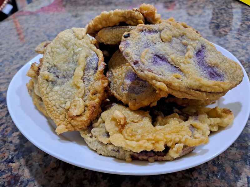 酥炸紫地瓜😋