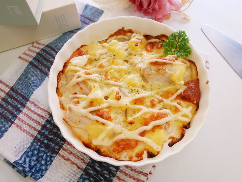 年菜簡單做「鳳梨烤魚」年年有餘旺旺來!!