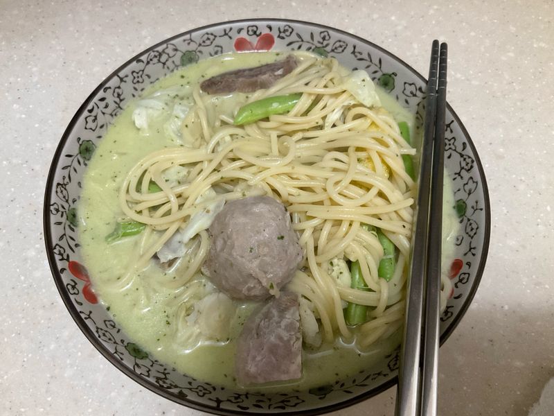 青醬麵條