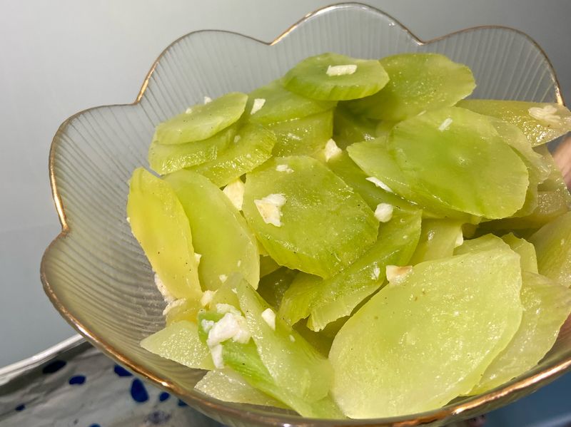 蒜炒菜心