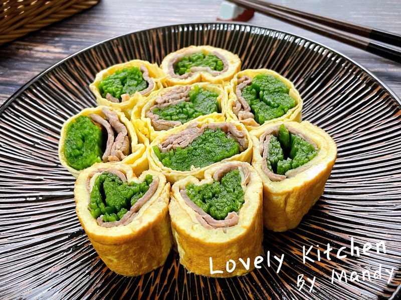 野蓮牛肉蛋捲