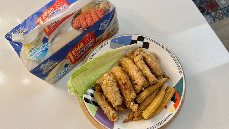 香煎蘆筍豬肉捲
