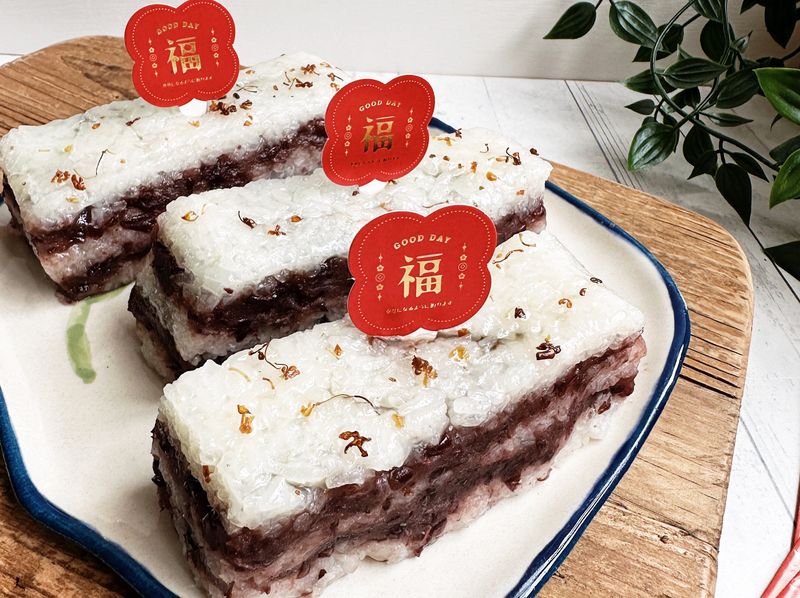 糯米豆沙糕