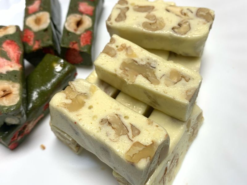 甜|牛軋糖-原味&抹茶口味