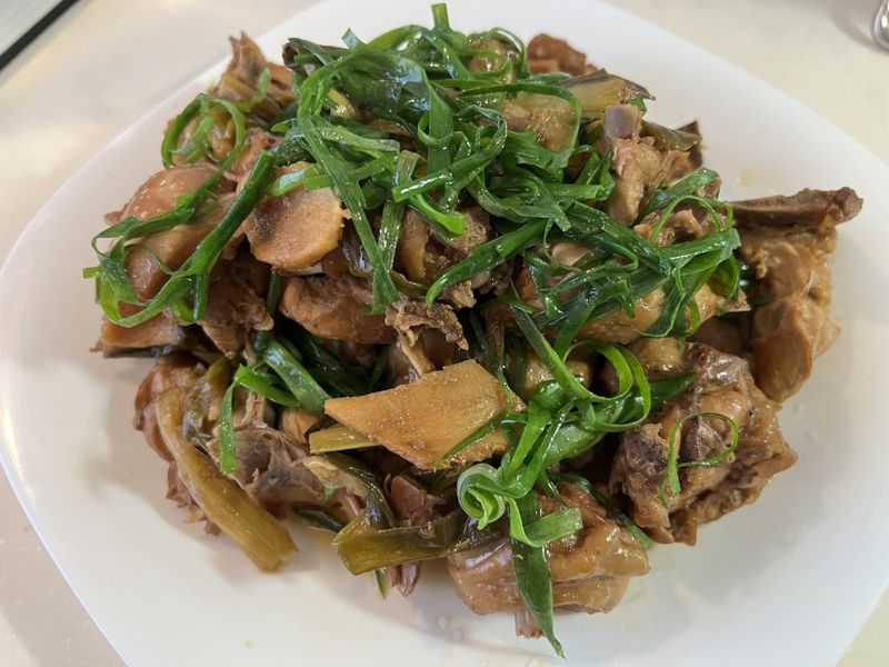 油蔥雞