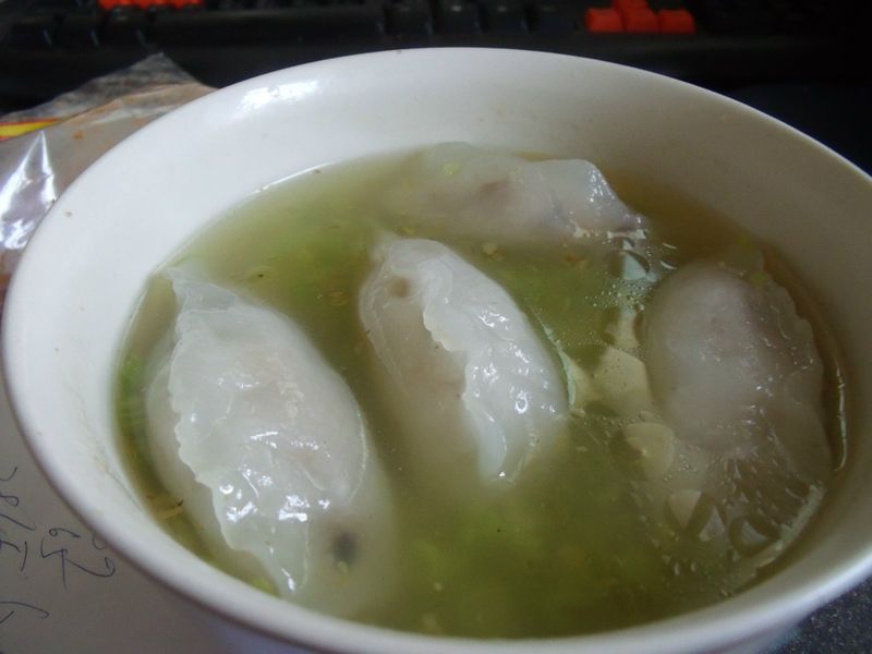 水晶湯餃