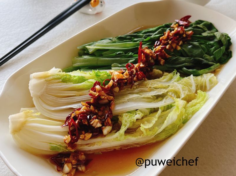 白灼雙蔬