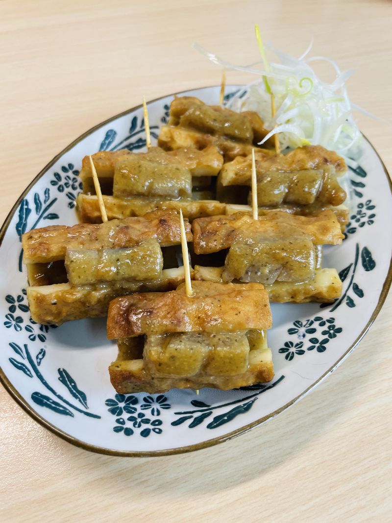 蒸烤味噌竹輪蒟蒻｜過熱水蒸氣烤箱微波爐