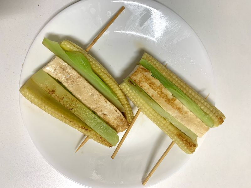 素食-串煎餅