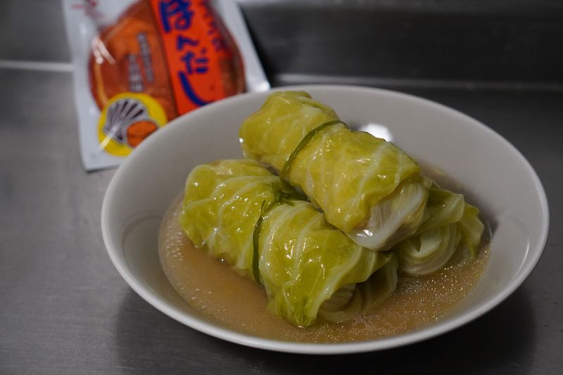 鮮甜干貝風味-高麗菜捲