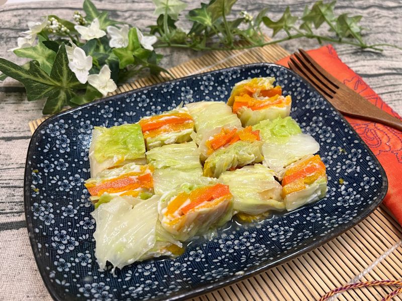 三色蔬菜方塊