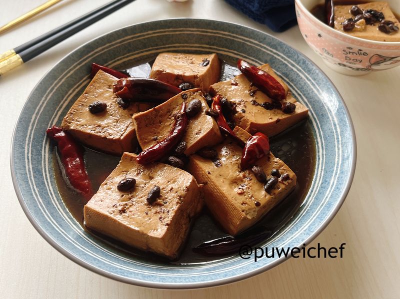豆豉香滷豆腐