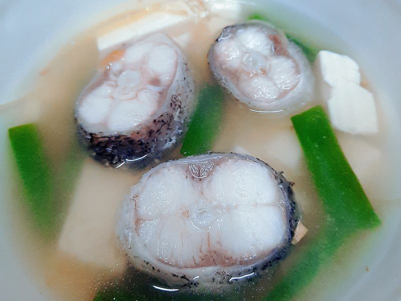 味噌豆腐魚湯