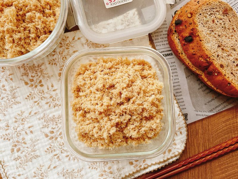 「麵包機」自製毛絨絨的肉鬆!甜鹹相宜