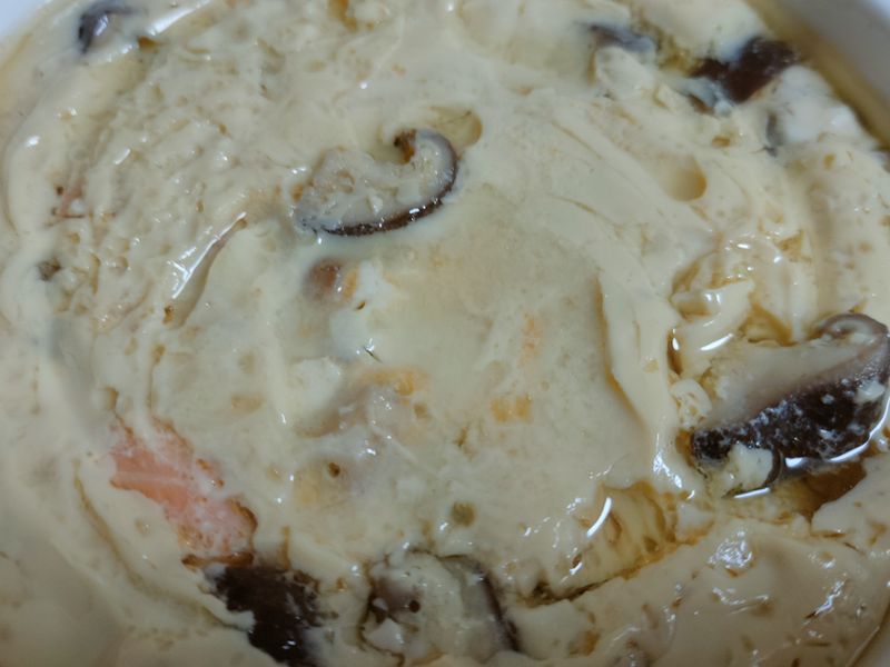 鮭魚豆腐蒸蛋