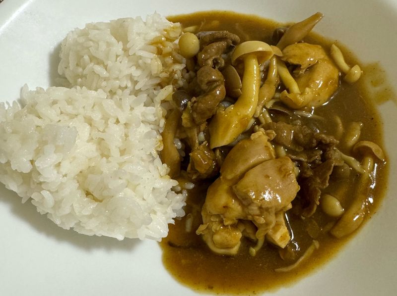 豬肉片咖哩