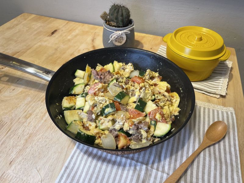 蕃櫛牛肉炒蛋