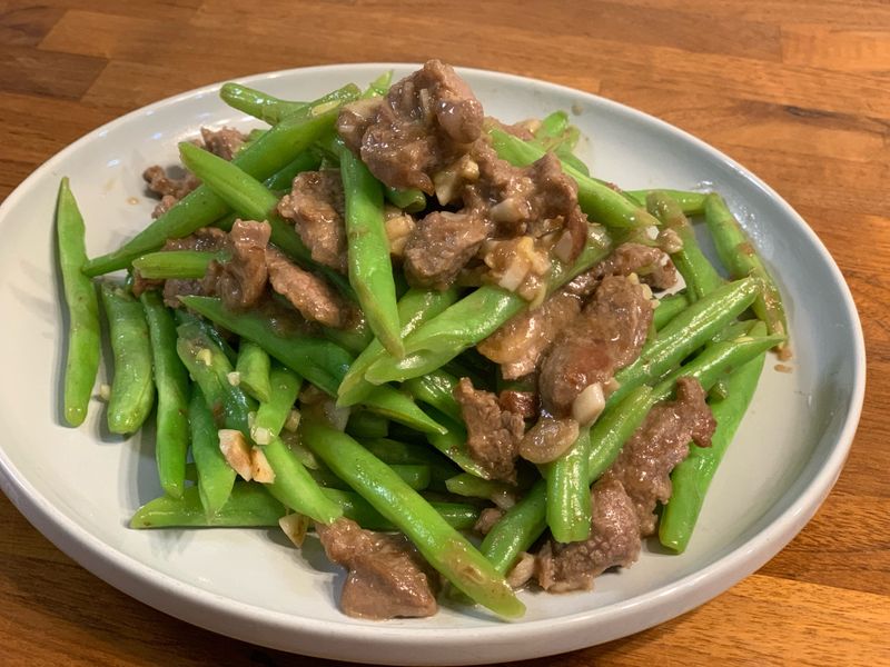 羊肉四季豆