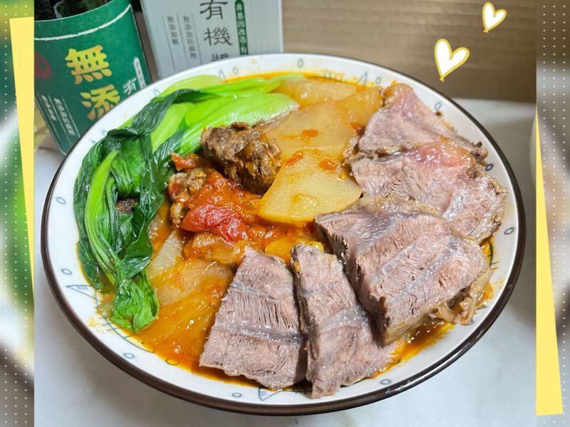 超濃郁番茄牛肉湯(金蘭無添加有機醬油)