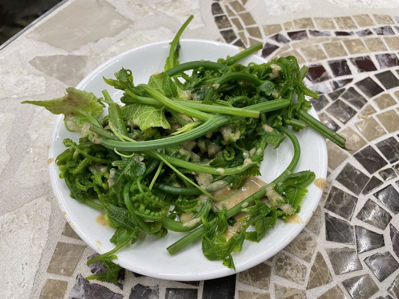 涼拌過溝菜蕨