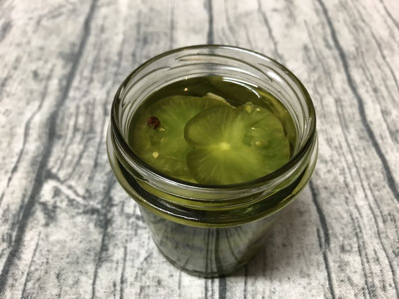 醃漬綠番茄——風味食材/鹽醃、醋泡、油漬