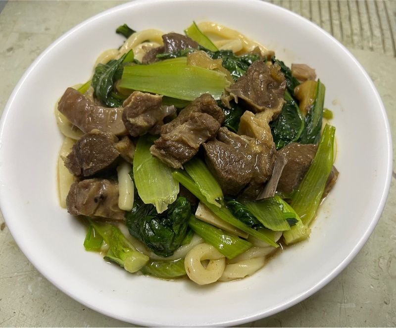 沙茶羊肉麵羹
