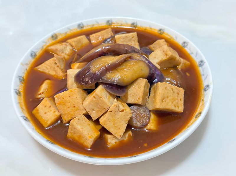 紅燒百頁茄子