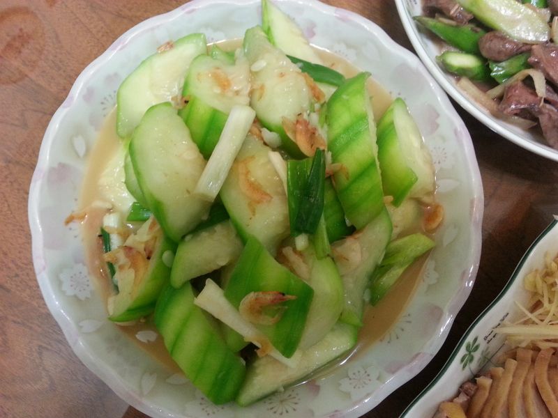 櫻花蝦炒絲瓜