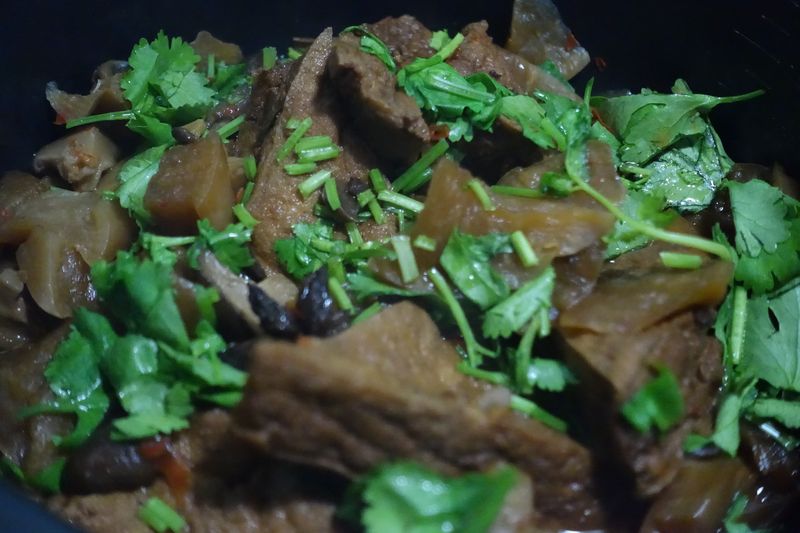 蘿蔔燉油豆腐