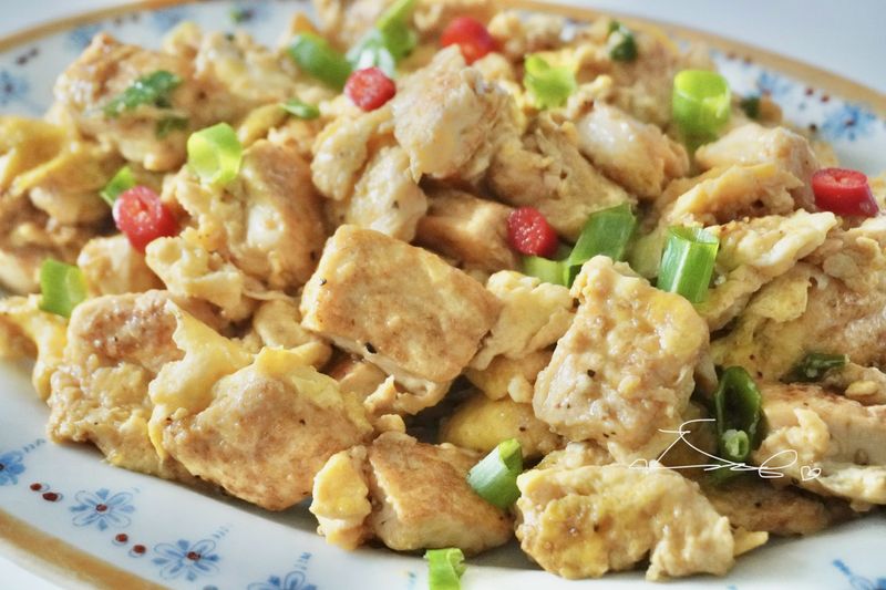 炒雞蛋家常豆腐