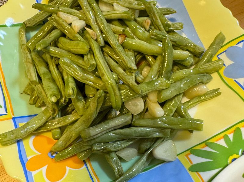 烤四季豆