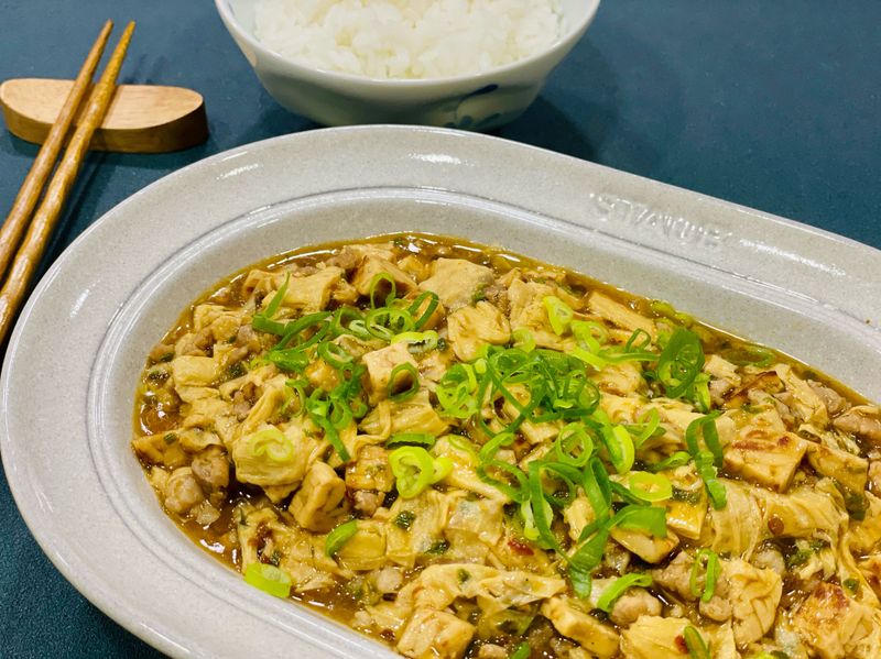 天貝麻婆豆皮