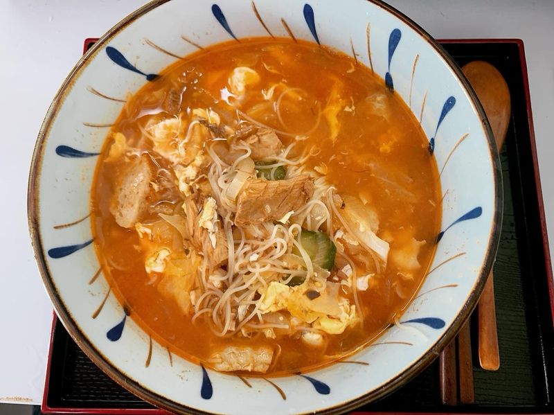 茄汁靖魚麵線