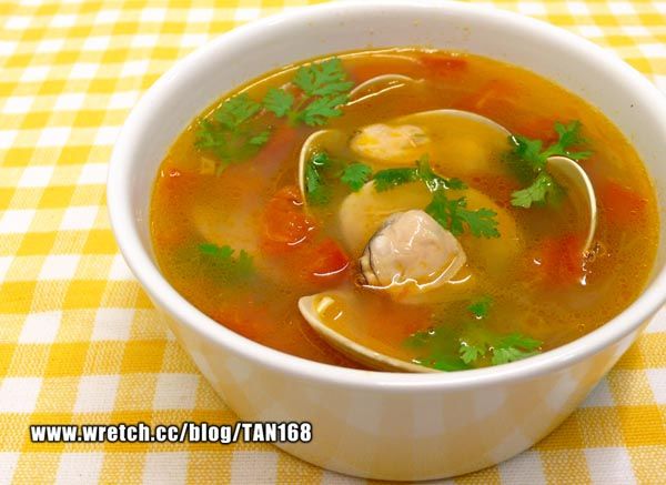 洋蔥番茄蛤蜊湯 ♪♪快手靚湯2♪♪