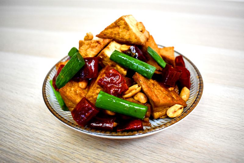 宮保油豆腐