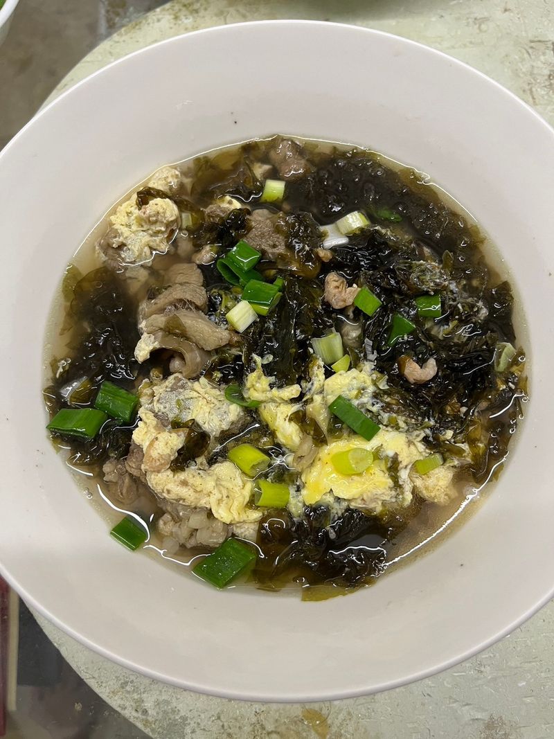 補腎 羊肉紫菜蛋花湯