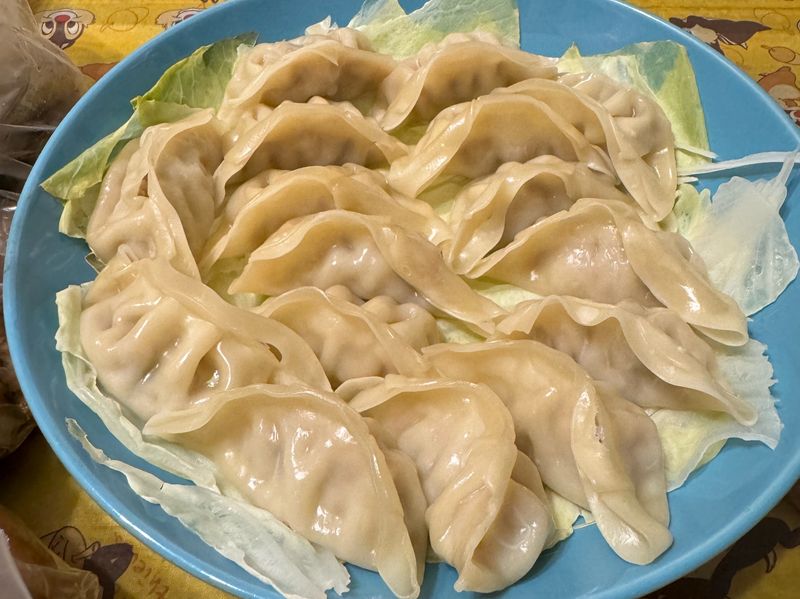高麗菜蒸水餃