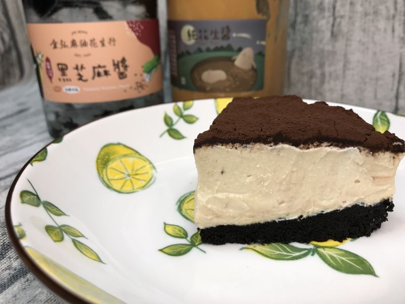 海鹽花生醬豆腐蛋糕(免烤)
