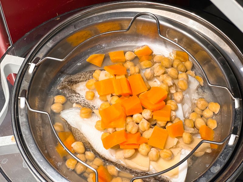 鷹嘴豆蒸魚