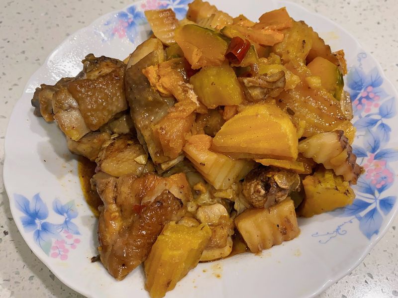 簡易燒雞肉