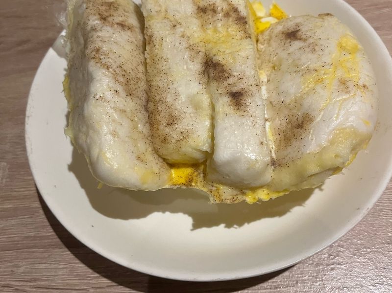 真正的饅頭加蛋
