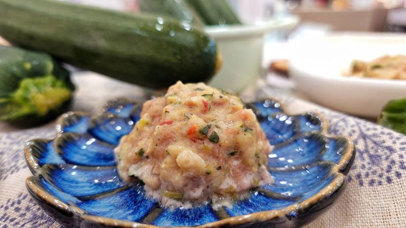 櫛瓜蒸肉丸|Vitamix調理機