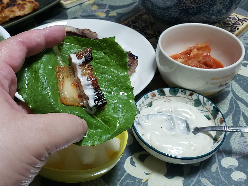生菜包肉