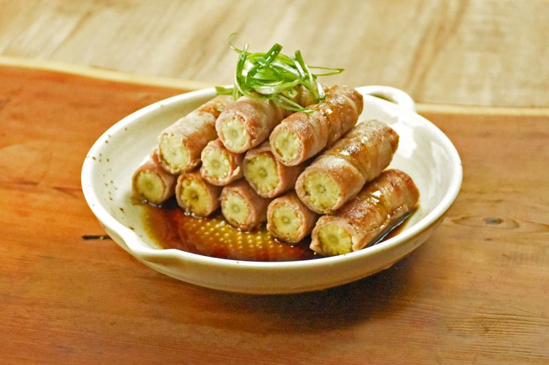 玉米筍肉捲捲