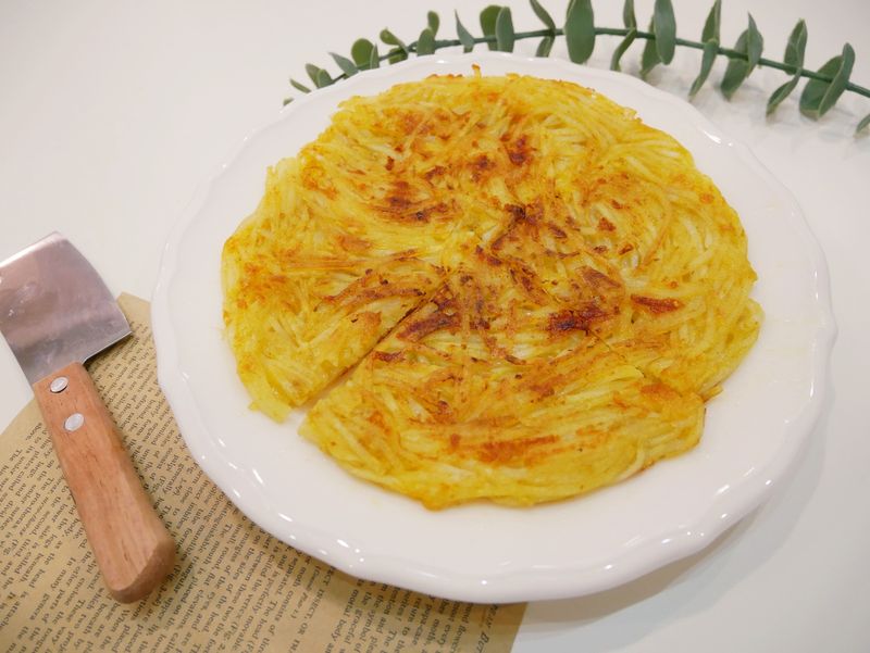 好酥脆「起士馬鈴薯煎餅」好香好好吃~