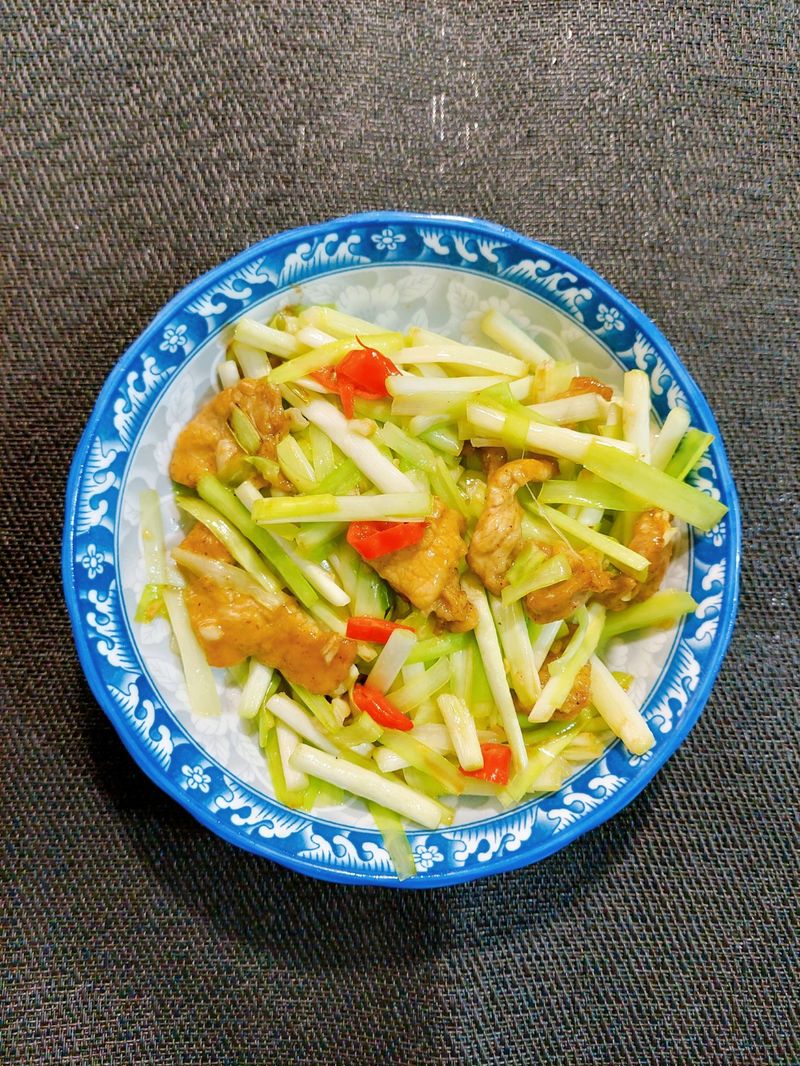 韭黃炒肉片