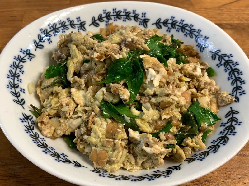 破布子炒蛋