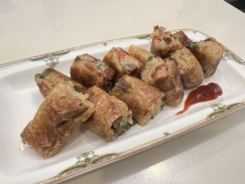 酥脆油飯捲