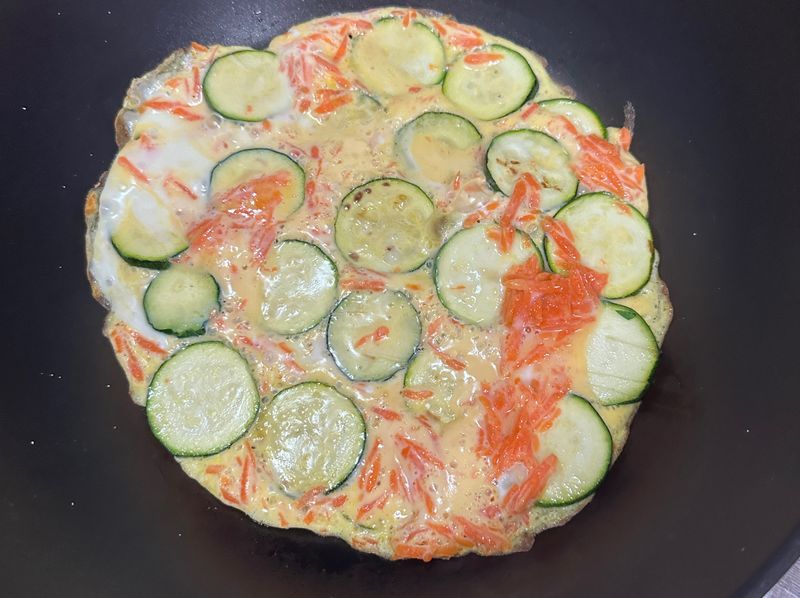 櫛瓜胡蘿蔔蛋